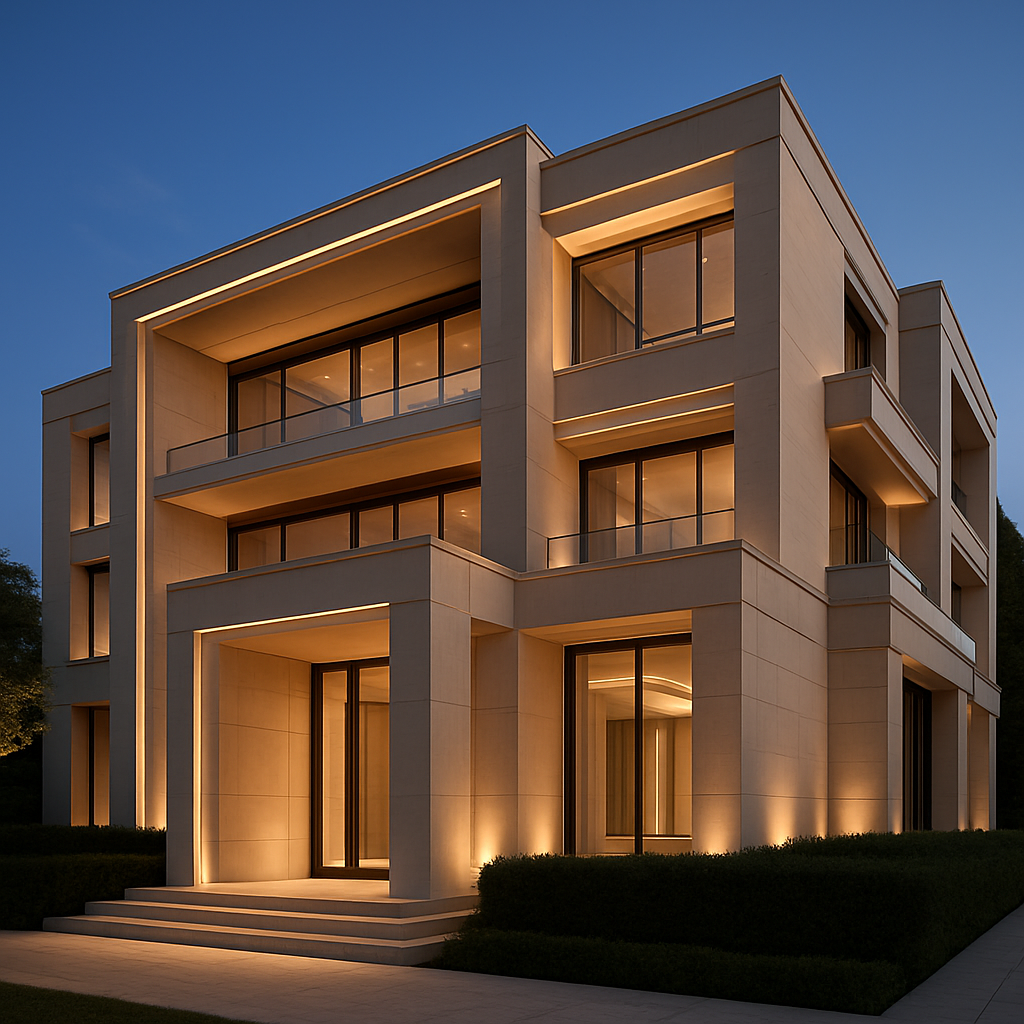 A modern luxury real estate property